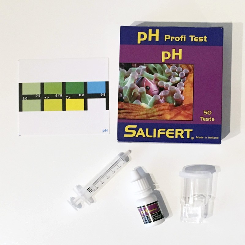 Test barato de pH Salifert para acuarios marinos y de medusas