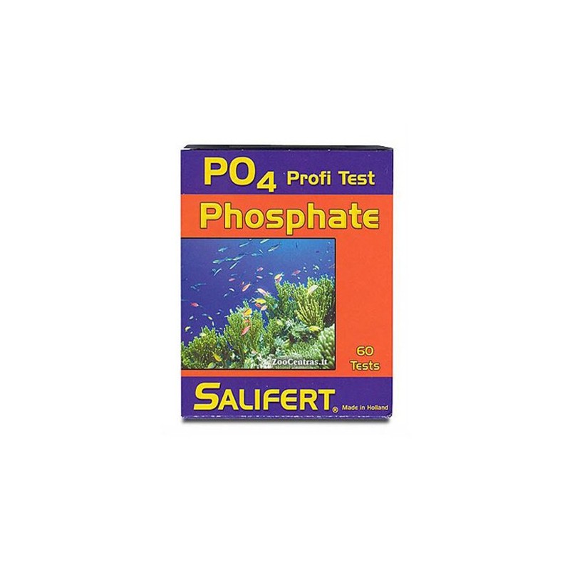 Test de Fosfato PO4 Salifert para acuarios marinos y de medusas